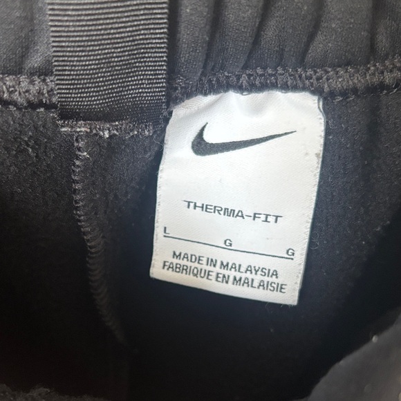 Nike FlyEase Therma-Fit Fleece Cuffed Jogger Sweatpants kids Size L - Picture 2 of 6